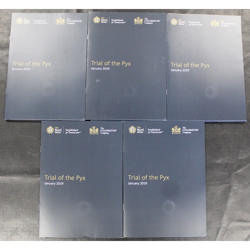 2194 - Trial of the Pyx 2018 Silver proof RAF £2 coin collection. Comprising all 5 in the RAF series includ... 