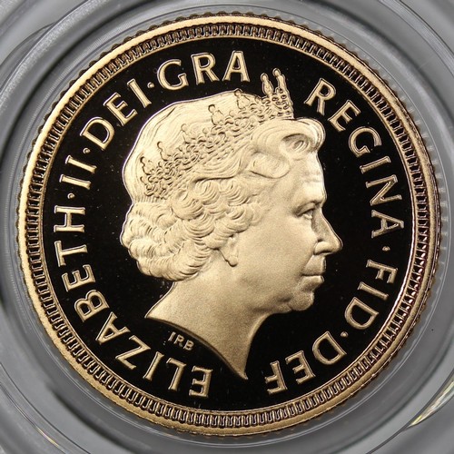 2019 - 2000 Proof half sovereign, Elizabeth II. nFDC. Cased with COA booklet and outer box.