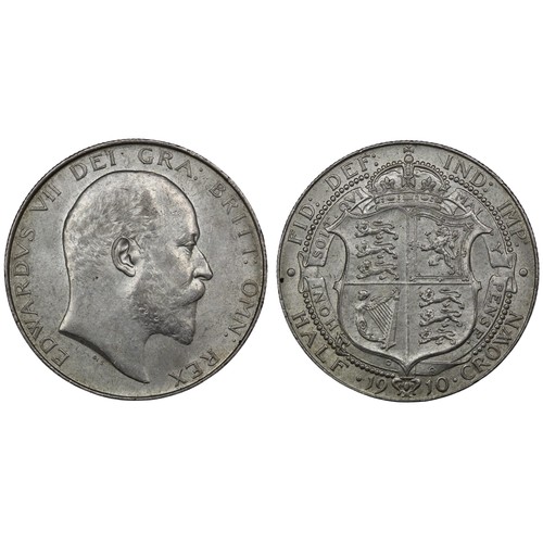 207 - 1910 Halfcrown, Edward VII. nEF and lustrous with all half crowns of this type scarce in better grad... 