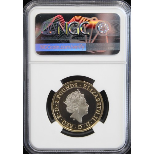 42 - 2021 Proof £2 coin commemorating 250th Anniversary of the Birth of Sir Walter Scott. Graded NGC PF69... 