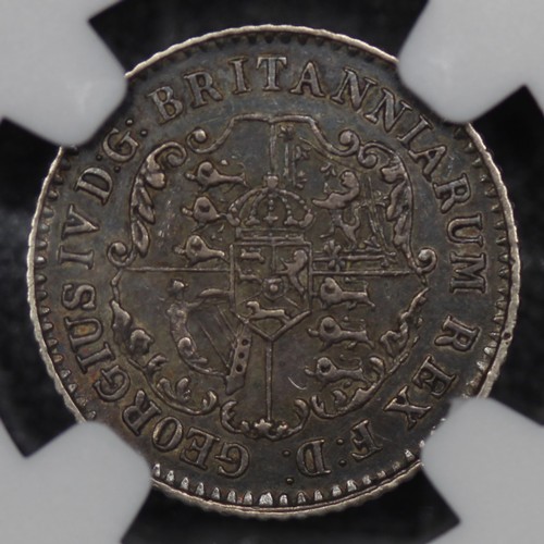 29 - British West Indies 1822 1/16 dollar, George III 