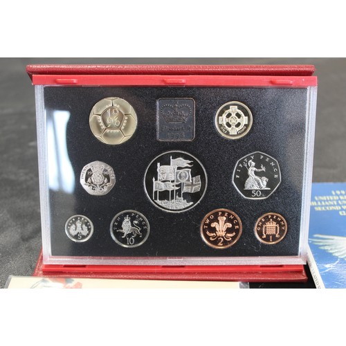 3 - UK & Territory proof and BUNC coin sets and packs (8) to include 1996 proof set, 1974 Falklands ... 