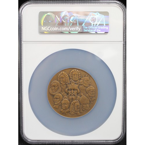 2 - 1965 Royal Mint centenary medal commemorating the 900th anniversary of Westminster Abbey. Graded NGC... 