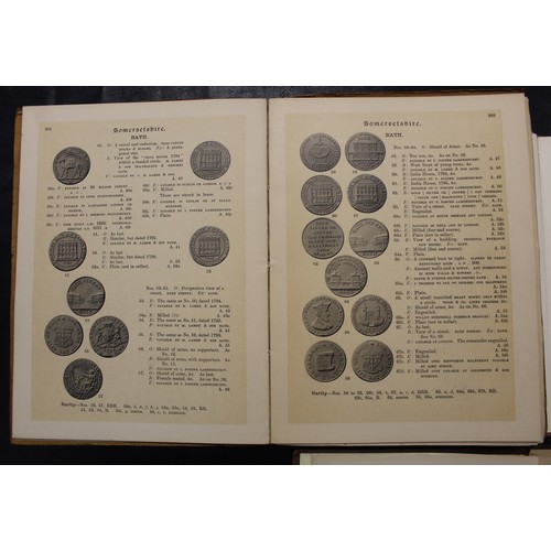 323 - A selection of books and reference material of medals, tokens & coins (4) including The provinci... 