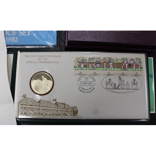 217 - Deluxe 1992 Proof Set. 1986 Deluxe Proof Year Set. 1970 Year Set x 2. Falkland Island Liberation Pro... 