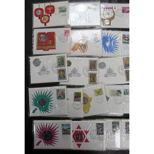 319 - A selection of more than 60 FDC/PNC's c.1967 comprising issues from Israel, Isle of Man, Seychelles,... 