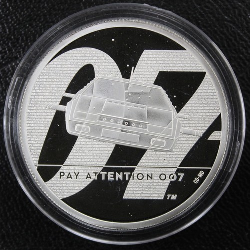 232 - 2020 James Bond Silver Proof 2oz £5 coin, edition 2, 