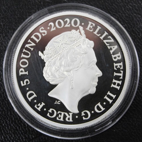 232 - 2020 James Bond Silver Proof 2oz £5 coin, edition 2, 