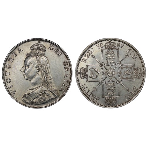 67 - 1887 Florin, Victoria. Cleaned otherwise vibrant with much lustre. [ESC 868, Bull 3953, S.3925]... 