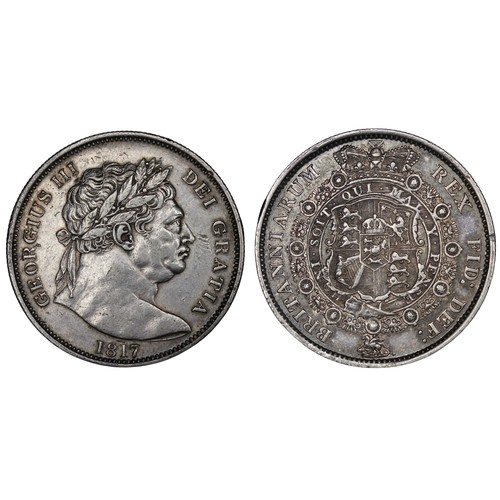 70 - 1817 Halfcrown, George III. Obv. large 