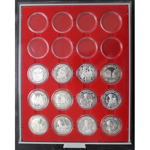 260 - Gibraltar 2005 silver proof crown collection commemorating the 200th Anniversary of the Battle of Tr... 