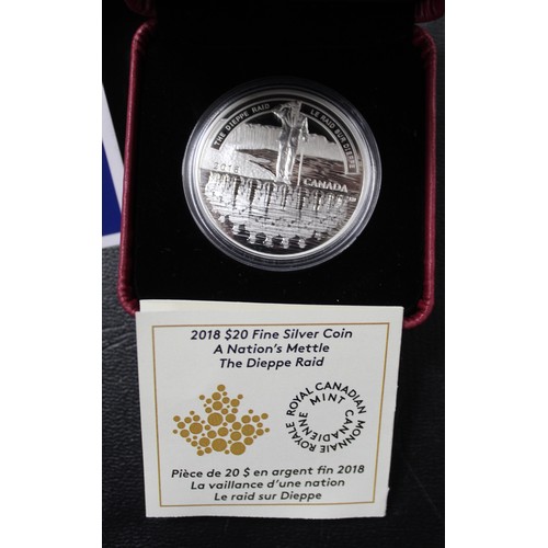 281 - World silver proof crown sized issues all with a WWI theme and comprising 2020 Jersey Remembrance Da... 