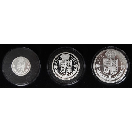 299 - Tristan da Cunha 2019 400th Anniversary of the Laurel silver proof collection featuring a 5oz 20 Lau... 