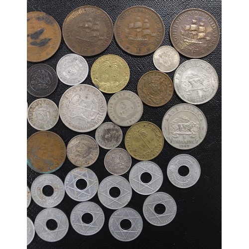 292 - Coins of Africa (51), generally 20th century with a number of silver examples present. Includes a nu... 