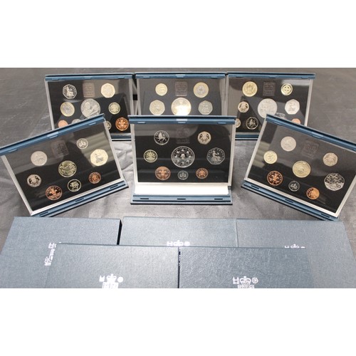 215 - Proof and other year sets (19) comprising 1967 Last pre-decimal coins and proof sets 1971, 1973, 197... 