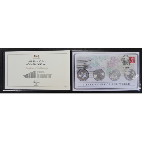 283 - 2019 Silver Coins of the World coin FDC/PNC comprising Oriental Border Britannia, South Africa Kruge... 