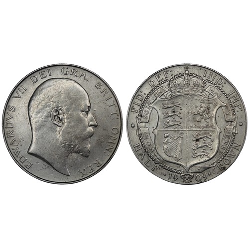 70 - 1909 Halfcrown, Edward VII. The obverse with plenty of hair detail remaining, the reverse well struc... 