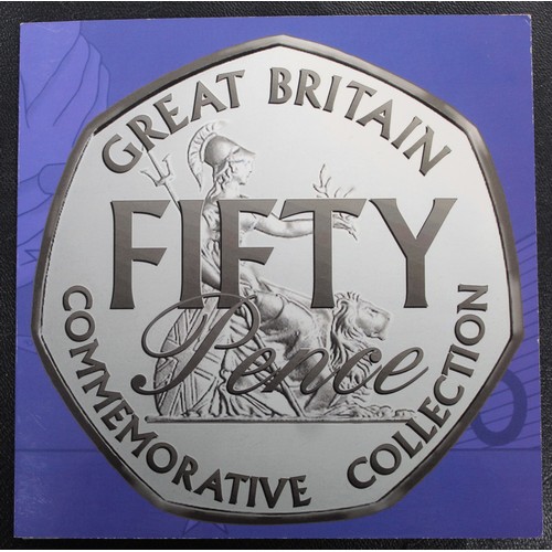 142 - Great Britain 50p Commemorative Collection including 1992-1993 EEC Dual date issue & 1994 D-Day ... 