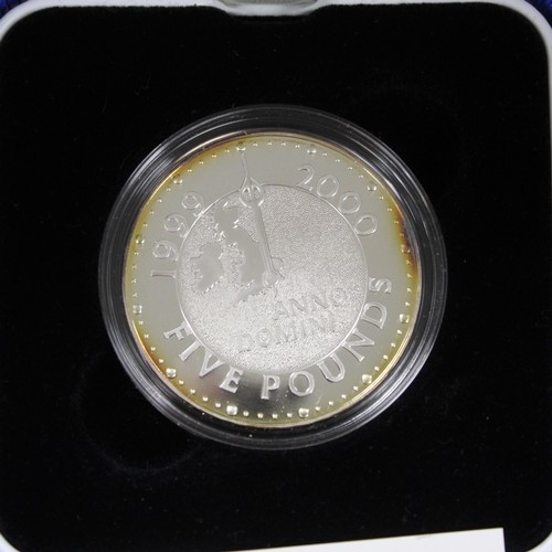 192 - Silver proof £5 coins (6) comprising 1990 Queen Mother's 90th Birthday, 1993 Coronation 40th Anniver... 