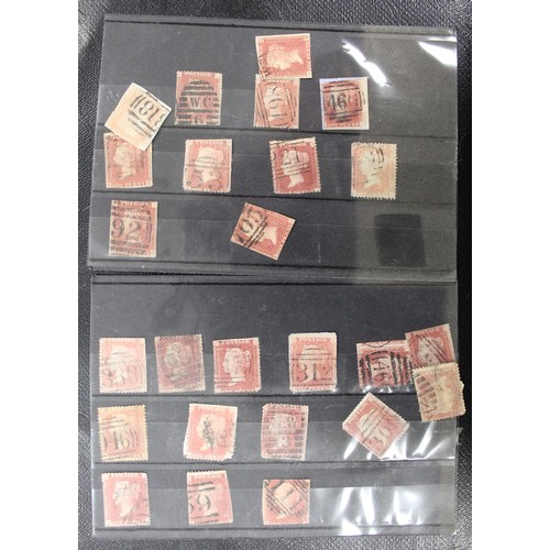310 - A selection of Victoria Penny Red stamps (25). Various plates and conditions, some fading noted.