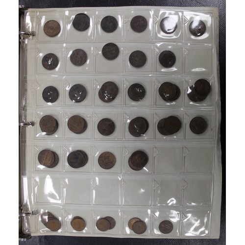 220 - A collectors album of UK coins including silver and briefly comprising 136g pre-47 silver (including... 