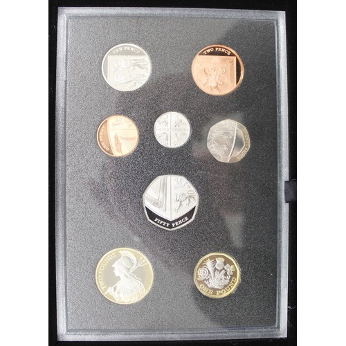 281 - 2018 Royal Mint 13-coin proof set, Collectors Edition, featuring the Frankenstein £2 & Prince Ge... 