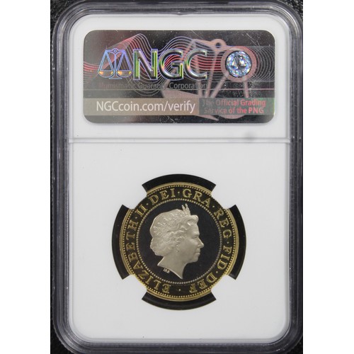 260 - NGC PF68 Ultra Cameo 2015 Proof £2 coin, the Technology issue with just two examples recorded higher... 