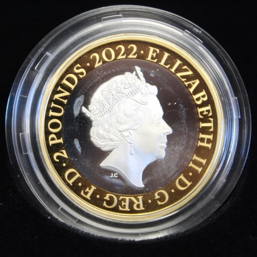 261 - 2022 Silver proof £2 coin commemorating the 150th Anniversary of the FA Cup. Cased with COA (#3072),... 