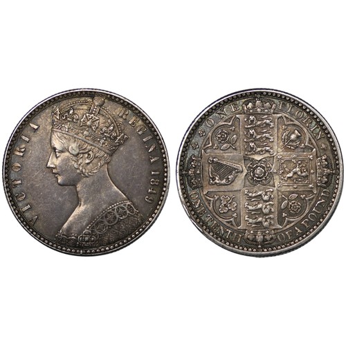 63 - 1849 Florin, Victoria. The so-called 