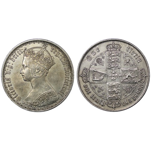 69 - 1872 Florin, Victoria. Obv. 