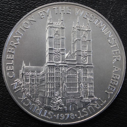 10 - A 1978 silver commemorative medal celebrating the 25th Anniversary of the coronation of HM Queen Eli... 