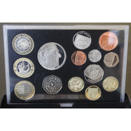 278 - 2011 Royal Mint 14-coin proof set including Mary Rose & King James Bible £2 and Prince Philip 90... 