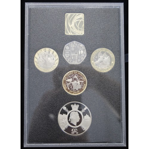 281 - 2020 Royal Mint 13-coin proof set, Collectors Edition including Tokyo Olympics 50p. In book-type pre... 