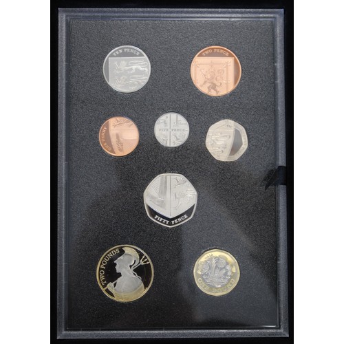 281 - 2020 Royal Mint 13-coin proof set, Collectors Edition including Tokyo Olympics 50p. In book-type pre... 