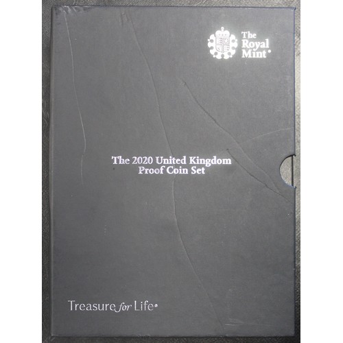 281 - 2020 Royal Mint 13-coin proof set, Collectors Edition including Tokyo Olympics 50p. In book-type pre... 