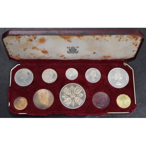 125 - 1953 Proof Set in original Royal Mint case. Clearly a set which has remained largely untouched with ... 