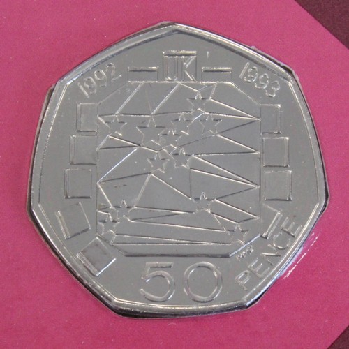 265 - BUNC 1993 year set including 1992-1993 EEC dual date 50p. All coins as issued.