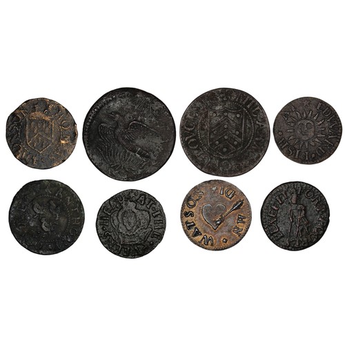 17 - A selection of 17th century farthing tokens, generally of South West interest including Gloucester &... 