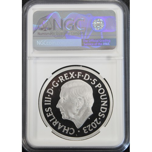 290A - PF70 Ultra Cameo 2023 Great Engravers Petition Crown silver proof 2oz 2-coin set. Featuring the icon... 