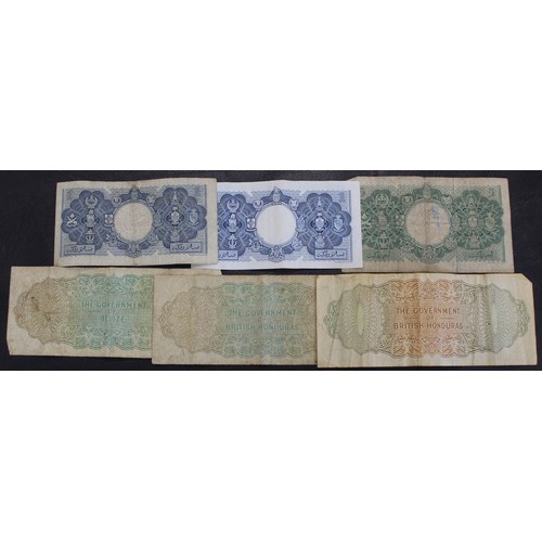 22 - A selection world banknotes (6) comprised of Commonwealth/Territory issues of Elizabeth II from Mala... 