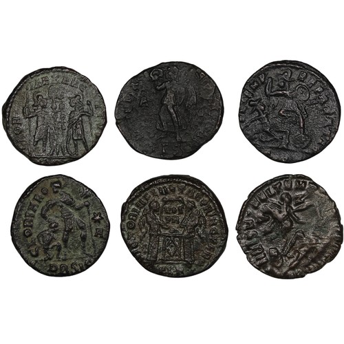 27 - A small assortment of Roman AE follis (6). Of mixed rulers including Constantine & Valens. An in... 