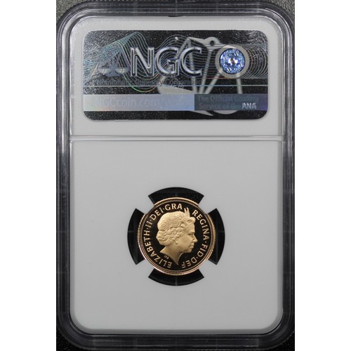 84 - NGC PF70 Ultra Cameo 2006 Proof half sovereign, Elizabeth II. Obverse portrait by Ian Rank-Broadley.... 