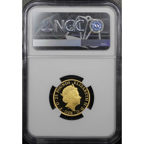 169 - NGC PF70 Ultra Cameo 2022 Year of the Tiger gold proof ¼oz £25. Part of the Shengxiao collection. As... 