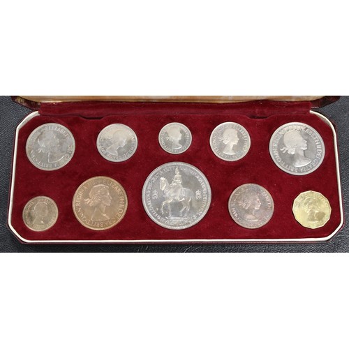 145 - 1953 Proof Set in original Royal Mint case. An original and well matched set with the cupro-nickel i... 