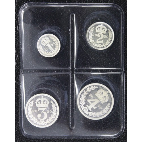 81 - 2020 Maundy Set, Elizabeth II. An original and full set presented in blister pack within Royal Mint ... 