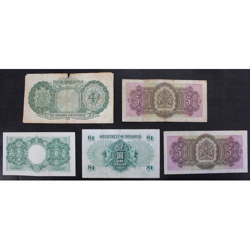 25 - A selection world banknotes (5) comprised of Commonwealth issues of Elizabeth II from Malaya & B... 