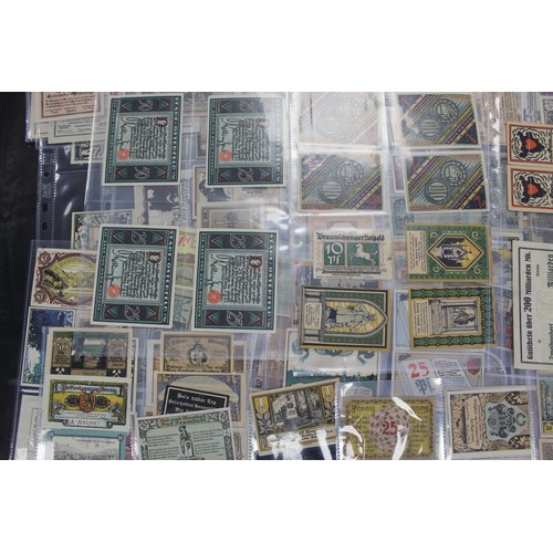 11 - An extensive collection of German & Austrian Notgeld comprised of over 400 examples from 5 pfenn... 