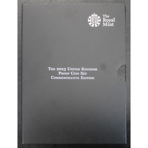 397 - 2013 Royal Mint 7-coin proof set, The Commemorative Edition, featuring the London Underground £2 coi... 