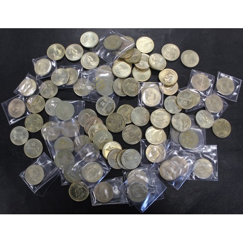 415 - An assortment of base metal £2 coins (82) comprising 1986 Commonwealth Games (2), 1989 Bill of Right... 