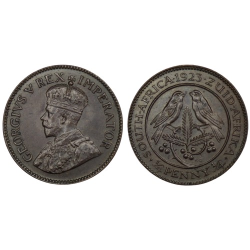 295 - 1923 South Africa 8-coin proof set, The First coinage of the South African Mint Pretoria. Comprising... 